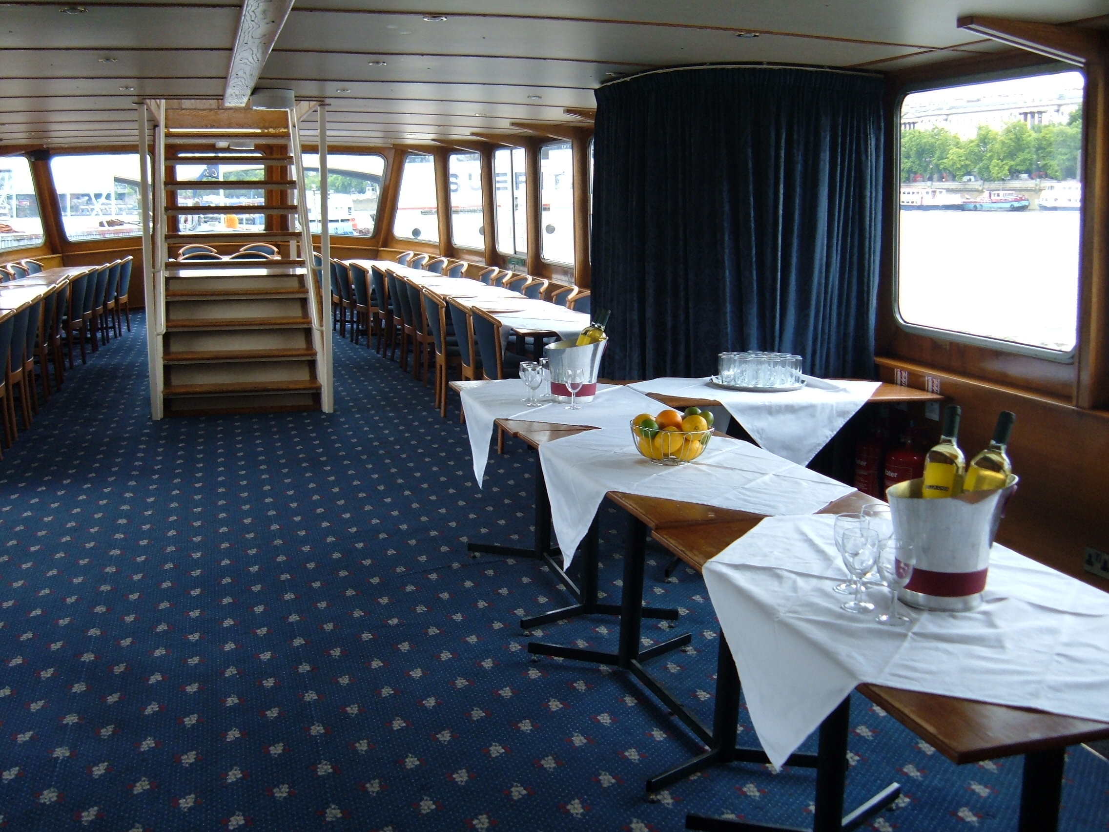Salient full lower deck inc Buffet Area
